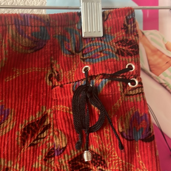 Vintage Corduroy Paisley Skirt - Picture 2 of 6